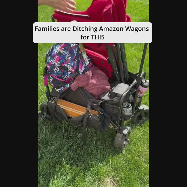 350LB Foldable Wagon Cart with Extra Large Wheels